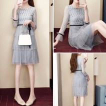 SAMARA 신상품 여성 레이스 원피스 펀칭원피스 유행 242호 BDq9lvr