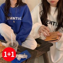 주디앤 여성 이에스 기모 맨투맨 2P