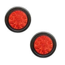 24v LED 원형 데루등램프, C-000적색(2개), 2개