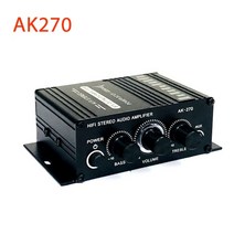 카오디오 증폭기 amplifier hifi audio home power hifi stereo subwoofer music player fm radio mic car home, ak270