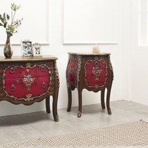 SL겔러리 원목 북유럽스타일 파스텔 수납장 서랍장 양문장 협탁 콘솔 인테리어가구, 29)베르2단협탁