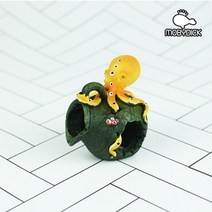 옥토퍼스 항아리 장식 [체리새우/crs새우/생이새우키우기] 애완관상용새우놀이터