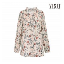 비지트인뉴욕 프릴 디테일 블라우스 VV9LS1R