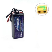 오리지널 fullymax 22000mAh 22.8V 6S LiPO 배터리 18C 최대 큰 부하 멀티로터 FPV 드론 헥사콥터 옥토콥터용 293291, 22000mah 6S1