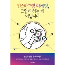 인스타그램 마케팅 그렇게 하는 게 아닙니다, e비즈북스, 김종영