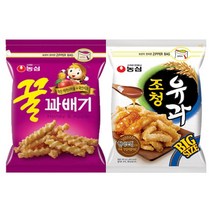 농심 꿀꽈배기 대용량 285g 1 + 1 조청유과 대용량 300g, 4세트