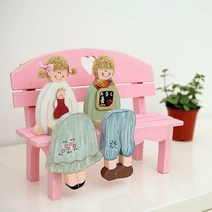 미니하트구름벤치(2size/4color), 대:브라운