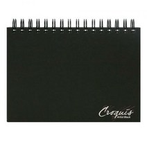 아트스퀘어 크로키하드커버 B5 (CK04/105g/80매)블랙)-(oen), 상세페이지 참조, 상세페이지 참조, 상세페이지 참조