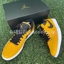 슈데일리 나이키 조던1 로우 유니버시티 골드 블랙