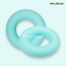 이노셀러 무소음 도넛 악력기 고무 실리콘, 기본형, 민트(20lb)