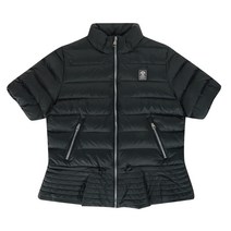 [PIGC] 여성 프릴 반팔 다운 점퍼 블랙 (LFC640139)