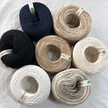 예고은 삼베 실 50g / 천연 Hemp 수세미 세안타올 샤워타올 여름소품, 7 블랙(쪽염색)