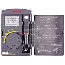 (SANWA)디지털조도계/LX-2/0.0~400000Lux/조도측정/빛의밝기/연구실/일본/도매/소매 조도측정기/측정공구/온도계/배선테스터/디지털온도계/비접촉검전기/표준온도계/계측기/표면조도측정기/습도센서, 단일 수량