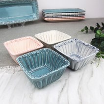 포르투칼 메세라미카 티에라 줄리엣 스퀘어볼, 오프화이트, 1개