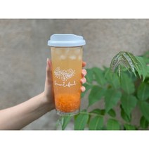 티보코 Easy 리유저블 텀블러, 레터링, 레드