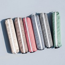 초등학생 중학생 필통 입학 선물 스트라이프 스타일 봉제 필통 3 개세트, 단품, 단품