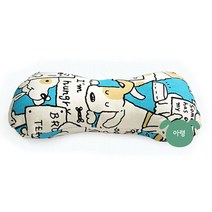 리트리버 장난감 삑삑이 봉제 아령 이갈이 분리불안 3개월 중형견 강아지놀이 시바견 보더콜리, 1개