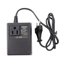 변압기 인버터1PCS EU 플러그 200W 전압 변환기 변압기 220V 110V 스텝 다운 여행, 한개옵션0