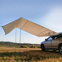 아트워커스 차량용 타프 2종 자동차 어닝 그늘막 차박 도킹 루프탑 홀리데이 하비 3x1.5m 3x2m, 300x200cm, 베이지
