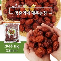 보은 건대추 1kg GAP 인증 농가 영준이네 대추농장, 28mm