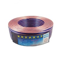 300 고투명 코어 무산소 구리 스피커 스테레오 와이어 라인, [07] 75m, [01] 2x200 core