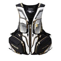 시마노 VF-112T 구명복 구명조끼 바다낚시 수납 낚시조끼, 리미티드 블랙