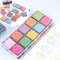 20종컬러 스탬프잉크패드 세트 패브릭 스탬프패드, 단품
