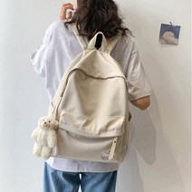 바이비아 프이 곰돌이 키링 무지 백팩