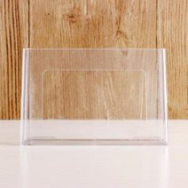 youngs_1316 카운터소품 A6 단면 아크릴 쇼케이스-가로 POP카드 카페소품 엽서꽂이 POP스탠드 스탠드메뉴판 가격표시단면꽂이, 개구◇상품선택◇