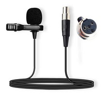 Nicama 전방향 라발리에 마이크 4핀 XLR 출력 Shure 무선 벨트 팩 송신기 T1 ULX1 UR1 PG1 PGX1 PGXD1 SLX1 BLXD1과