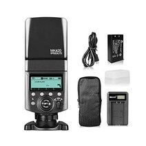 Meike MK420N TTL 배터리 카메라 플래시 스피드라이트 LCD 디스플레이 포함 니콘 D850 D810 D3400 D3300 D3500 Z6 Z7 기타 DSLR + 디퓨저