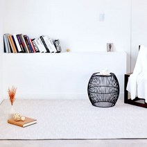 [천삼백케이] [이니띠움] 보카시 자가드 사각 러그 카페트 100x150cm