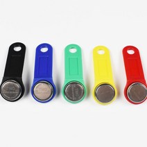Dallas DS1990A IButton I 버튼 전자 키 IB 태그 카드 Fobs TM 100 pcs, 06 YELLOW