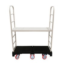 신원산업 엘카 양핸들 카트랙 고중량운반카트 바퀴4개-손잡이2개