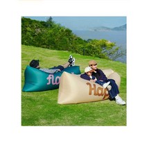 1인용 더블에어 소바베드 아웃도어 캠핑 에어쇼파, 꽃/하중용량620캐티/보관백