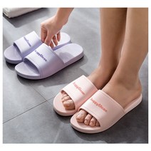 욕실화 실내화 파스텔 색상 두툼한 쿠션 베란다 트렌디함 실용성 임산부 발바닥 통증 민감하신분 말랑 신축성 미끄럼방지 화장실 사무실 회사 슬리퍼 기내 모텔 손님용 거실 객실(핑크)