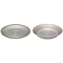 스노우피크 snowpeak TW034SP 식기 접시 감성 스테인리스, 플레이트+디시