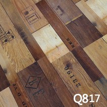 원목 장판 두꺼운장판 나무바닥재 거실 장판 원목 장판재 데코타일 헤링본마루 DIY 셀프장판 헤링본마루 강화마루 장판매트 우드타일, 초코 12mm 두께 모델, 1