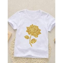 레오파드 러브 하트 귀여운 뉴 키즈 티셔츠 반팔 패션 o-넥 여름 만화 의상 어린이 의류