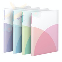 J.ROM 젤리소프트 포켓 클리어북 A4 40POCK 부동산계약서화일, 분홍(401145)