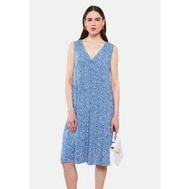LC Waikiki 엘씨 와이키키 V NECK PATTERNED 민소매 - 셔츠 드레스 블루 원피스 [독일]