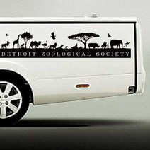 정크야드 캠핑 트레일러 대형 스티커 wl_277, 1개, 검정색