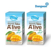 덴마크 테이크 얼라이브 망고 멸균 주스, 120ml, 48개