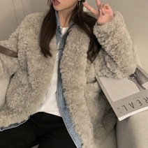 [KA939]파올라 노카라 페이크퍼 자켓