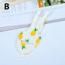앵무새기저귀 새기저귀 소형 새기저귀 중형앵무새 기저귀 새 비행 정장 옷 Bowtie 귀여운 다채로운 과일, 02 Parrot diaper B_04 XS