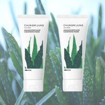 청미정 클렌징폼 알로에 발효 약알칼리성 올리브영 폼클렌징 200ml 2개