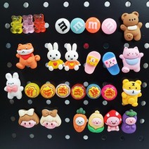 홈데코 인테리어 냉장고자석세트 감성 캐릭터자석, 5 곰돌이슬리퍼