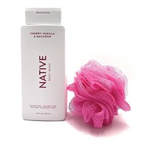 Native 체리 바닐라 & 마카롱 바디 워시 532.3ml(18온스) (1팩) + 루파 제네릭(Generic)