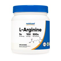 Nutricost 뉴트리코스트 L아르기닌 엘아르기닌 파우더 500g