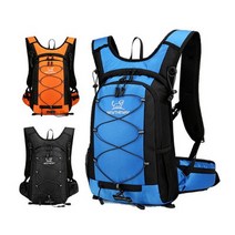 ForU412 자전거 백팩 배낭 메쉬백 백 가방 핸들 리어 캐 자전거용품 라이딩 소지품, 블루